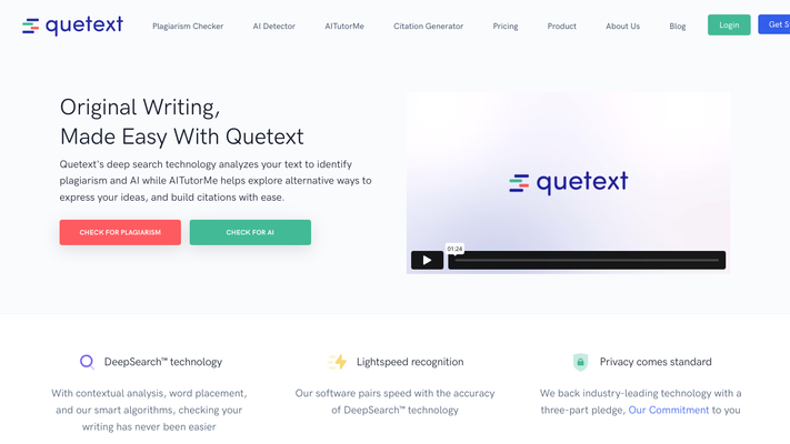 Original Writing, Made Easy With Quetext
