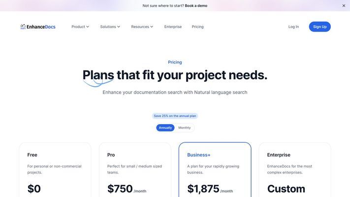 EnhanceDocs - Chat with your documentation