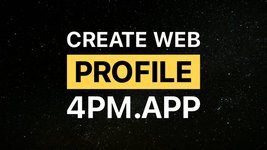 Create web-profile & CV online | 4pm.app