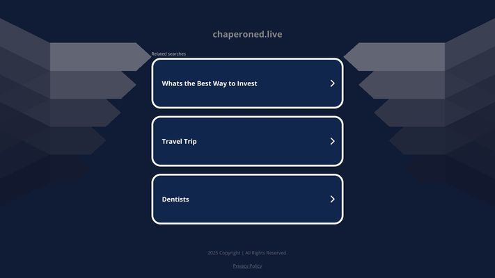 chaperoned.live