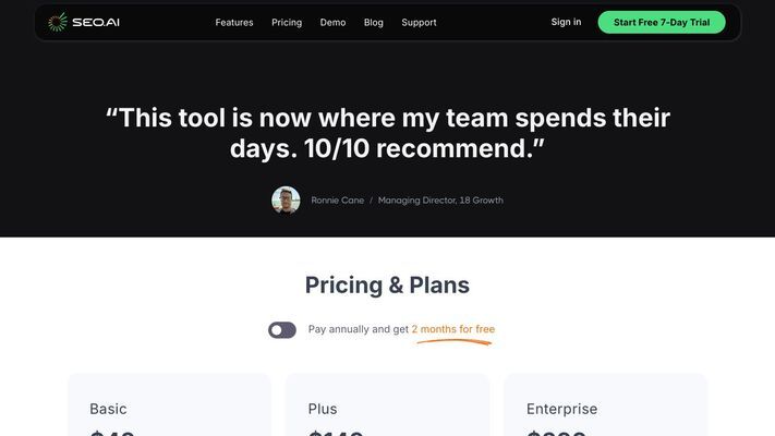 The #1 Ranked AI Writer for SEO | SEO.AI