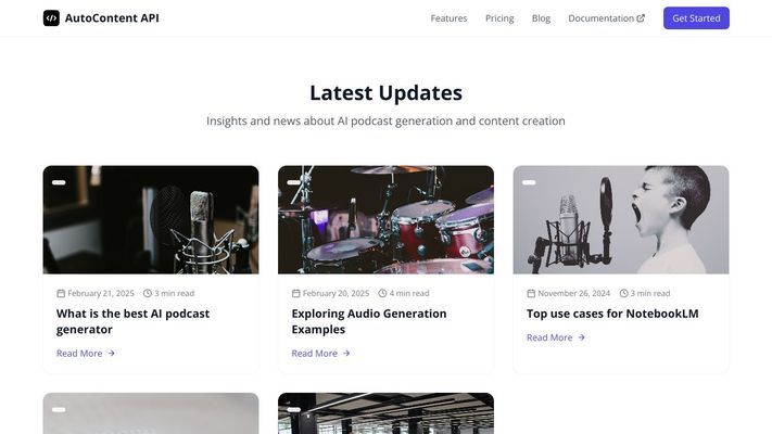 API for AI Podcast Generation using NotebookLM and other AI Podcast Generation tools