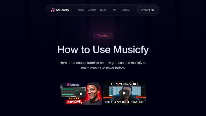 Musicfy | Create AI Covers with your Favorite Voices!
