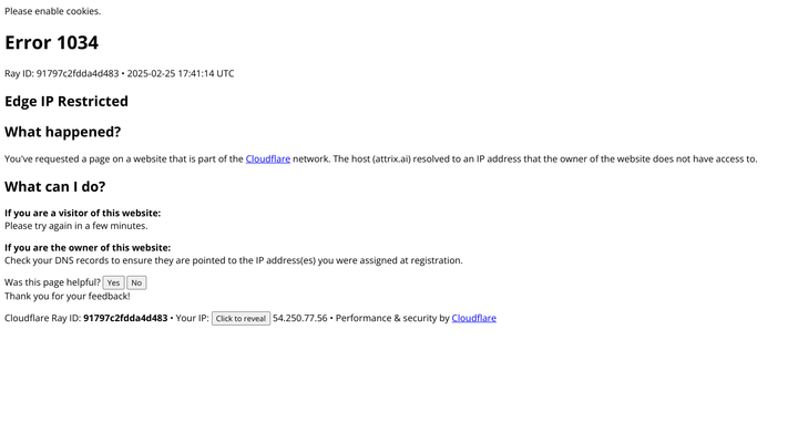 Edge IP Restricted