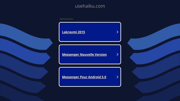 usehaiku