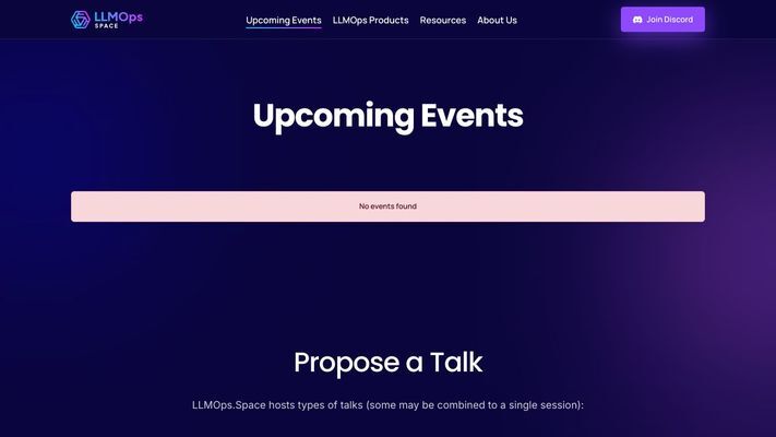 LLMOps Space