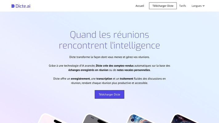 Dicte.ai - AI Meetings and AI Voice Notes on Mobile
