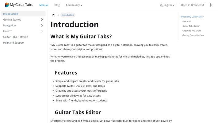 My Guitar Tabs