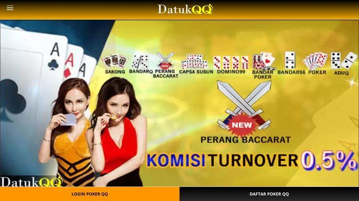 DATUKQQ > PKV QQ | Poker QQ | QQ Online | PKV Games Uang Asli