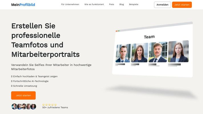 KI Bewerbungsfotos | Professionelle AI Profilbilder erstellen
