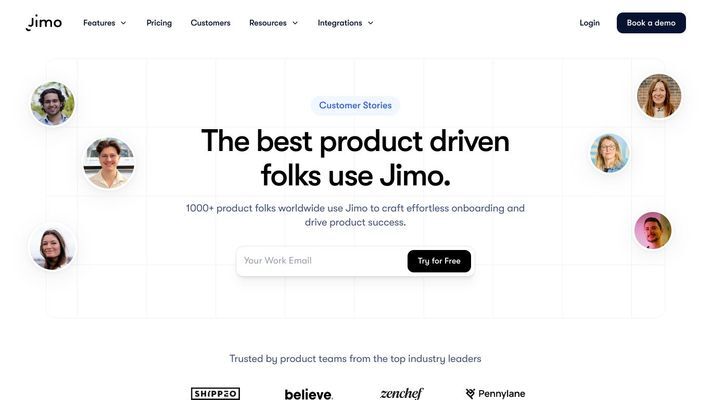 Jimo - Create the best no-code user onboarding experience
