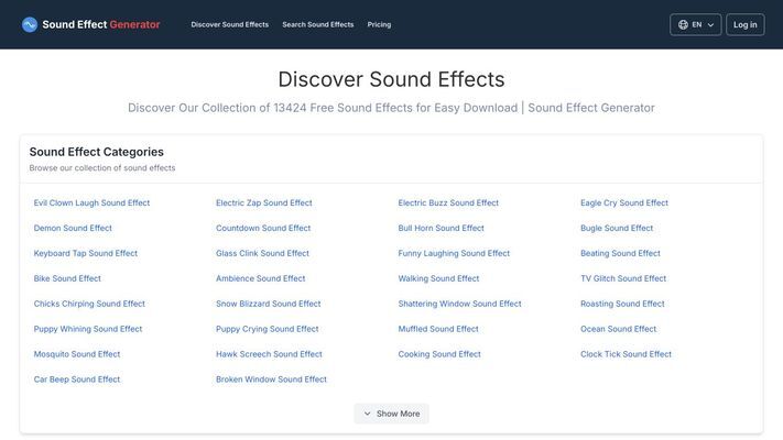 Sound Effect Generator