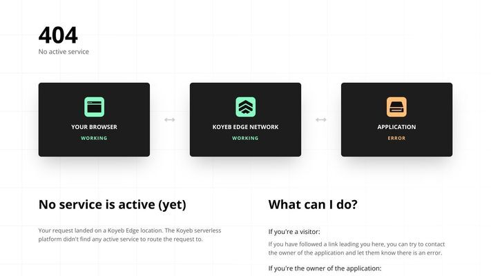 404: No active service