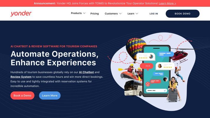 AI ChatBot & Reviews for Tourism Businesses | Yonder HQ