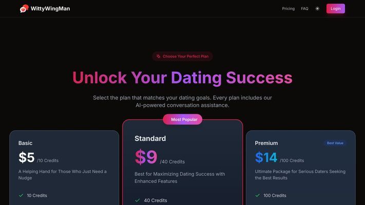 WittyWingMan: Revolutionize Your Online Dating Experience