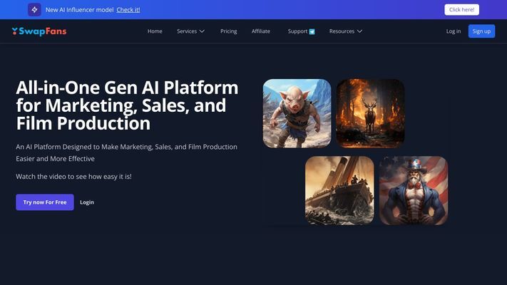 SwapFans: AI-Powered Face Swap, Video Tools, and Image Generators