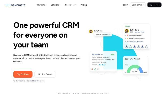 Best Sales CRM Software with Advanced Automation for Teams