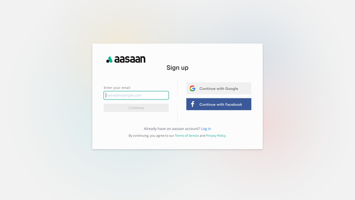 Aasaan - Go online in no time
