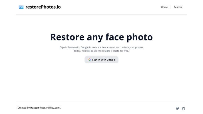 Face Photo Restorer