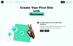 Hostomo - Free AI Powered Website Builder