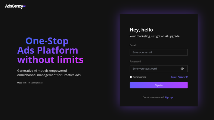 Home - AdsGency AI