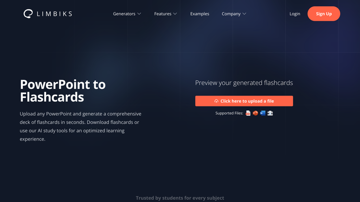 Limbiks - AI Flashcard Generator