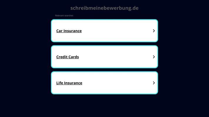 schreibmeinebewerfung