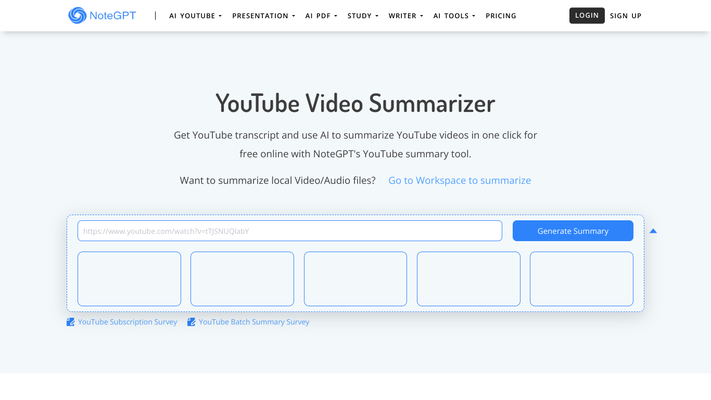 NoteGPT - AI Summarizer and Generator for Enhanced Learning