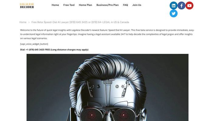Instantly Interpret Free: Legalese Decoder - AI Lawyer Translate Legal Docs To Plain English