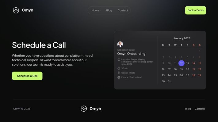 Omyn: AI Compliance Officer – Automate Your AML Workflow