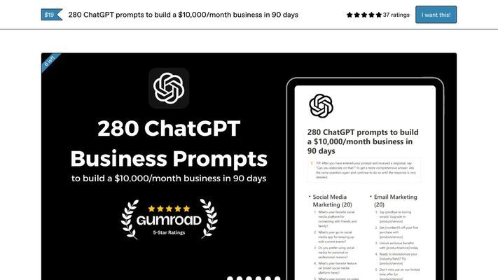 280 ChatGPT prompts
