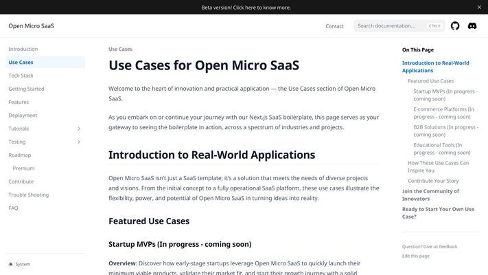 Open Micro SaaS