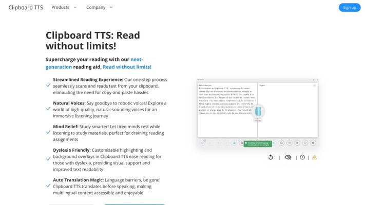 Clipboard TTS