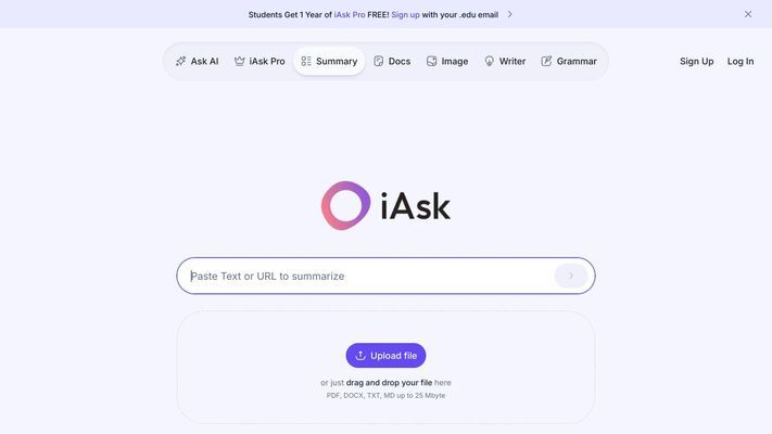 Ask AI Questions · Question AI Search Engine · iAsk is a Free Answer Engine - Ask AI for Homework Help and Question AI for Research Assistance