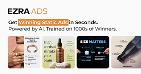Ezra - Get Static Ads Creatives for Meta in Seconds