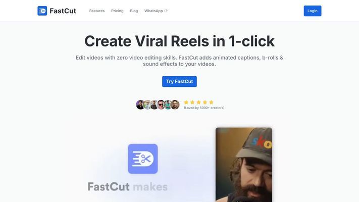 FastCut - AI-Powered Video Editing Made Simple