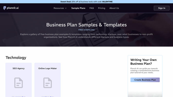 Create a Business Plan in Minutes | Plannit.ai