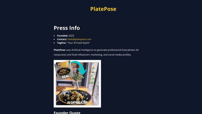 PlatePose