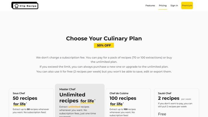 Clip Recipe