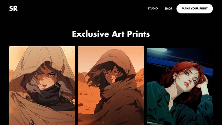 Starving Robots AI Art Prints