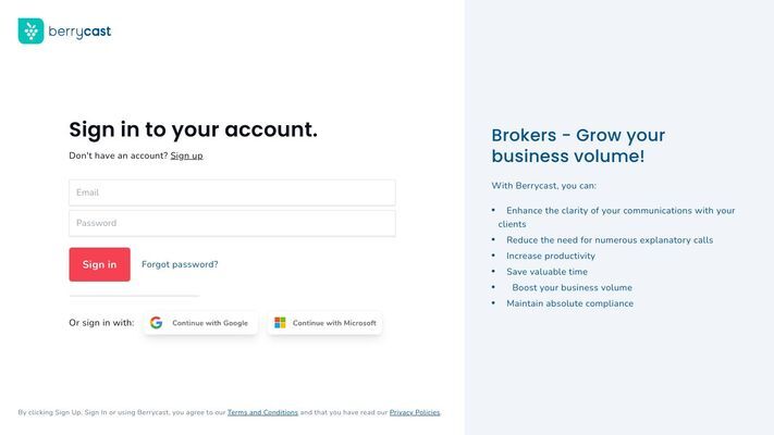 Berrycast - Screen Recorder & Video Messaging Platform for Mortgage Brokers