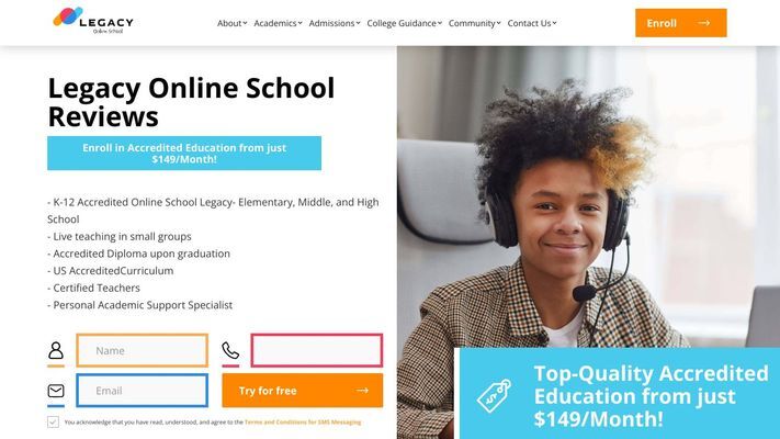 Accredited K12 Online School