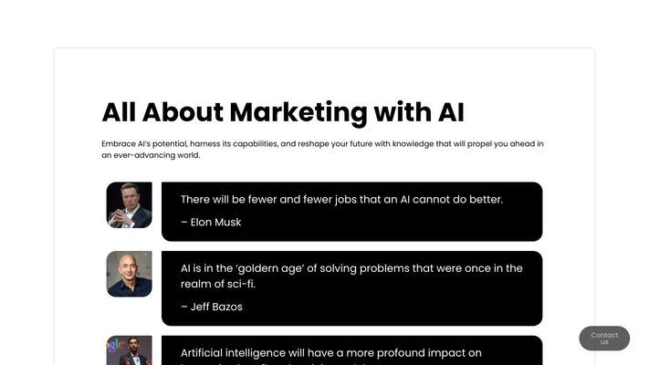 Contentify Marketing AI