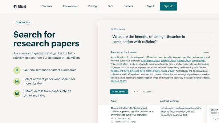 Elicit: The AI Research Assistant