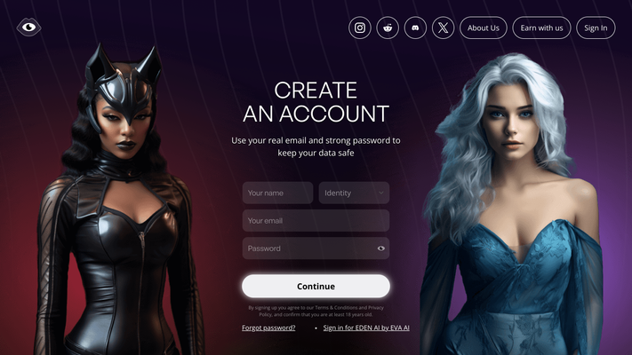 AI Chatbot - Connect with Your AI Soulmate | EDEN AI by EVA AI