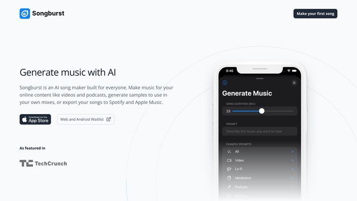 AI Music Generator: Songburst
