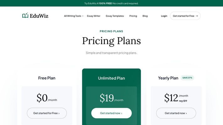 Free Essay & Paper Writer Paraphrasing AI Assistant Tool - EduWiz AI