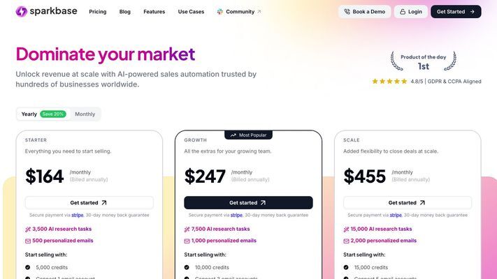 Sparkbase.ai - Discover AI Sales Magic