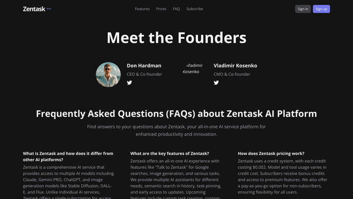 Zentask: Smart All-in-one AI for daily tasks