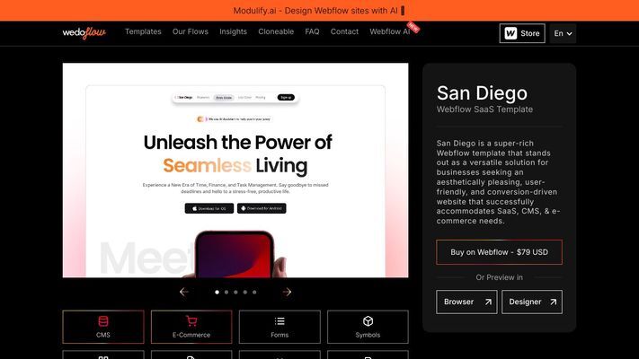 Webflow Template